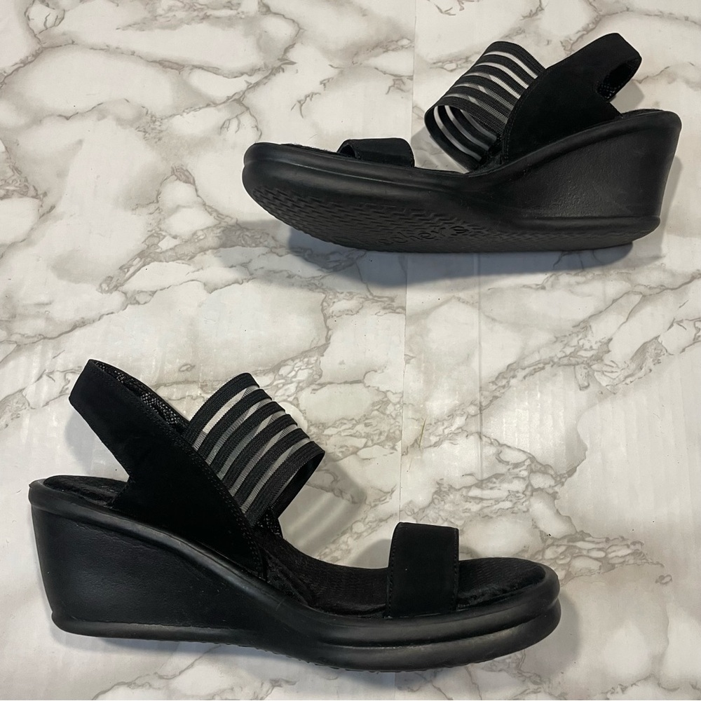 Skechers Cali Rumblers Platform Wedge Sandals - Picture 2 of 7